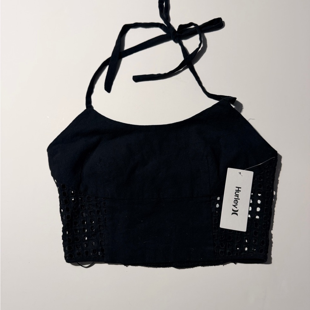 Hurley Elegant Black Crop Top